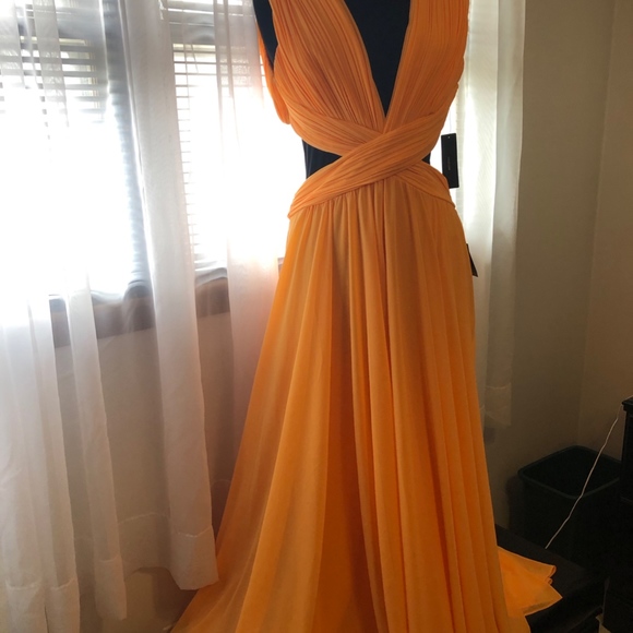 Vivid Imagination Bright Orange Cutout 